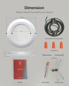 Smart LED Disk Light Pro 4-Pack — Smart Light Bulb, Lumary