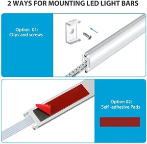 Under Cabinet LED Light Kit with Remote — LED Strip Lights, Litever