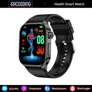 Smart Watch with ECG, Blood Pressure, and Blood Oxygen Monitoring — Smart Watch, SACOSDING