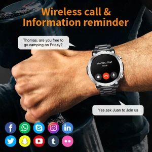 Smart Watch AMOLED Screen Sport Tracker — Smart Watch, FOXBOX