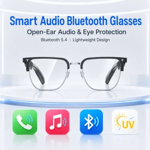 Smart Bluetooth Glasses with Blue Light and UV Protection — Smart Glasses, AIMB