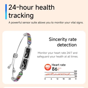 Smart Bracelet with Bluetooth and Health Monitoring — Fitness Tracker