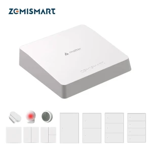 Smart Control Hub with Temperature, Humidity, Motion, and Door Sensors — Smart Home Hub, Zemismart