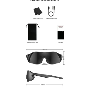 Smart Translation Glasses with Auto-Tint and Earbuds — Smart Glasses
