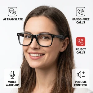 AI Translation Smart Audio Glasses — Translator Device, Senbono