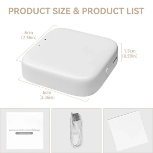 Smart Home Zigbee Gateway WiFi Bluetooth Bridge — Smart Home Hub, Tuya