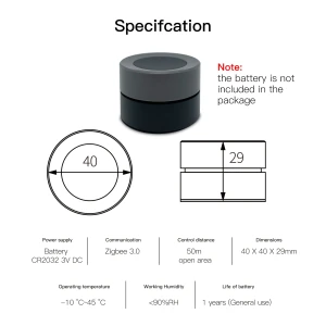 Smart Knob Scene Switch Wireless Dimmer Controller — Smart Switch, MOES