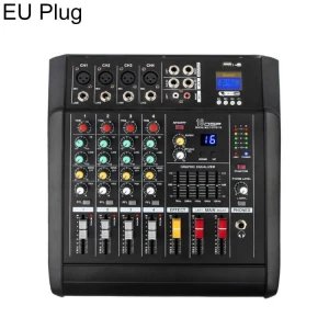 4-Channel Multi-function Professional Bluetooth Mixer with Amplifier — Karaoke Machine