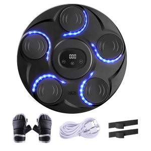 Music Boxing Machine with Gloves — Smart Boxing Trainer, Wosawe outdoor sports