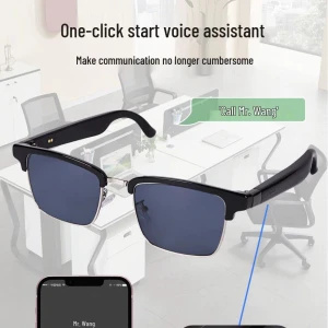 Smart Glasses with Bluetooth Calling, AI Translation, Voice Assistant, Music Playback — Smart Glasses, ElectroCN