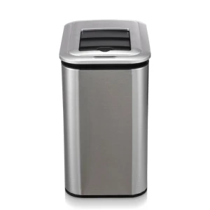 Smart Stainless Steel Trash Can with Induction Lid — Smart Trash Can, Xile Bang