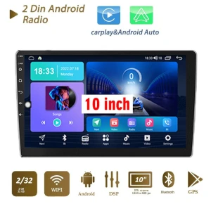 2 Din Android Car Multimedia Player with GPS, Stereo, and Radio — Car Infotainment System, Yousui