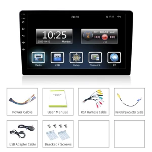 10.1 Inch 2.5D Touch Screen Car Stereo Radio — Car Infotainment System, HOME-Auto-001