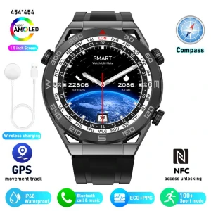 Bluetooth Call Smartwatch with ECG+PPG, GPS, and Sports Tracking — Smart Watch, Tiktop2