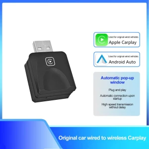 Mini 2-in-1 CarPlay and Android Auto Adapter Dongle — Car Infotainment System, Timeless Home