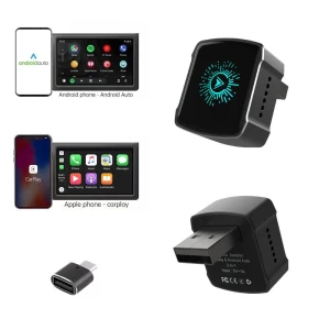 CarPlay and Android Auto Smart Dongle Adapter — Car Infotainment System, A Auto Parts Mall