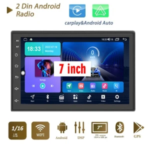 2 Din Android Car Multimedia Player with GPS, Stereo, and Radio — Car Infotainment System, Yousui
