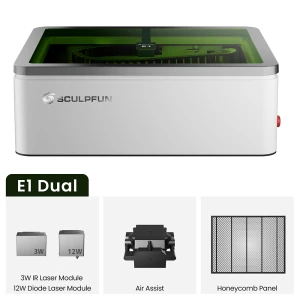 Dual Enclosed Laser Engraver — Laser Engraver, Sculpfun