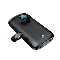 TWS Earphones with Digital Display and Power Bank — Wireless Earbuds