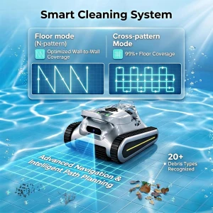 Cordless robotic pool cleaner — Robotic Pool Cleaner, Seauto