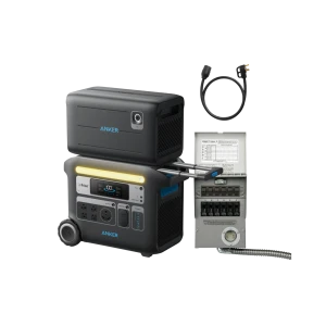 Home Backup Kit Bundle — Portable Power Station, Anker SOLIX