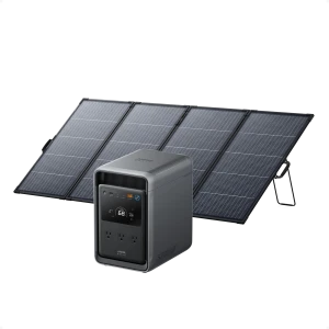Portable Power Station and Bifacial Portable Solar Panel Bundle — Portable Power Station, Anker SOLIX