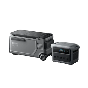 Portable Power Station and Electric Cooler Bundle — Portable Power Station, Anker SOLIX