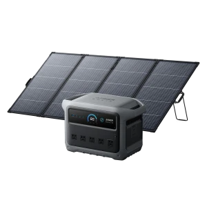 Portable power station and solar panel bundle — Portable Power Station, Anker SOLIX