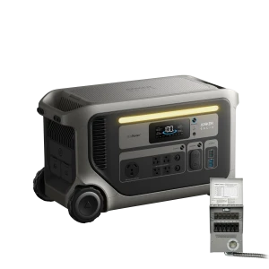 Power Station and 6-Circuit Manual Transfer Switch Bundle — Portable Power Station, Anker SOLIX
