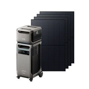 Power station bundle with expansion battery and solar panels — Portable Power Station, Anker SOLIX