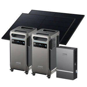 Power station bundle with Smart Home Power Kit and solar panels — Portable Power Station, Anker SOLIX