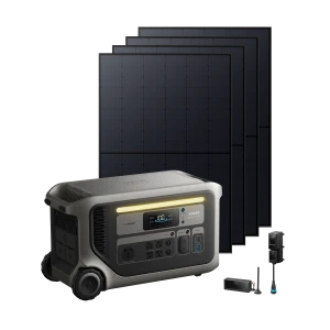 Power Station Bundle with Solar Panels and Power Saver Kit — Portable Power Station, Anker SOLIX
