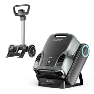 Robotic Pool Cleaner and Caddy Bundle — Robotic Pool Cleaner, AIPER