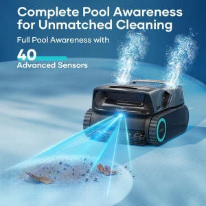 Robotic Pool Cleaner and Caddy Bundle — Robotic Pool Cleaner, AIPER