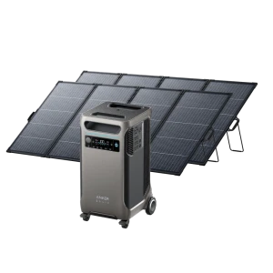 Solar generator with 2× 400W solar panels — Portable Power Station, Anker SOLIX
