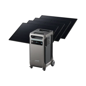 Solar Generator with Four 440W Rigid Solar Panels — Portable Power Station, Anker SOLIX