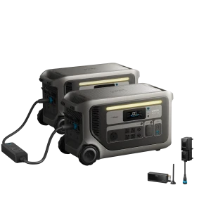Two-unit bundle with Power Saver Kit — Portable Power Station, Anker SOLIX