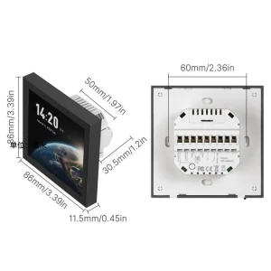 Smart Home Central Control Panel with Thermostat Function — Smart Home Hub