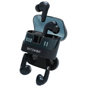Wireless earbuds, two pairs, dark blue and beige — Wireless Earbuds, BlitzWolf