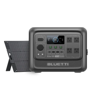 Portable Power Station Elite 100 V2 with 100W Solar — Portable Power Station, BLUETTI