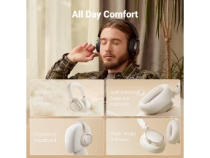 Over-Ear Headphones, Black — Wireless Earbuds, EDIFIER