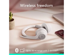 Wireless Bluetooth headset, Off-white — Wireless Earbuds, Logitech