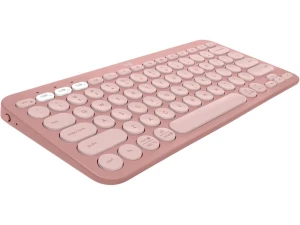 Wireless Keyboard Pebble Keys 2 K380s, Tonal Rose — Bluetooth Keyboard, Logitech