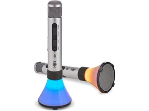 Duet Karaoke Microphones with Portable Bluetooth Speaker — Karaoke Machine, Singing Machine