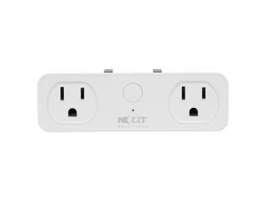 Smart Wi-Fi Surge Protector with Dual Plug — Smart Plug, Nexxt Solutions