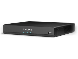 8-Channel Network Video Recorder with 8-Port PoE — Security Monitoring, AMLINK