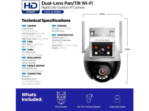 Outdoor WiFi Camera — Security Camera, AMLINK