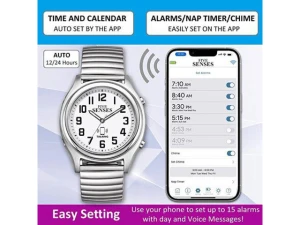 Bluetooth Atomic Talking Wristwatch — Smart Watch, Maximal Power
