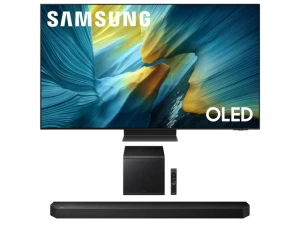 65-inch OLED TV and soundbar bundle — Smart TV, Samsung