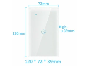 WiFi Smart Wall Touch Light Switch — Smart Switch, SANOXY